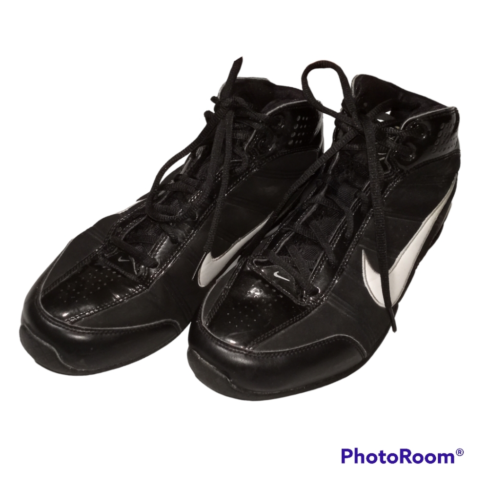 SALE** Nike Air SHOX black & white high tops size 7.5